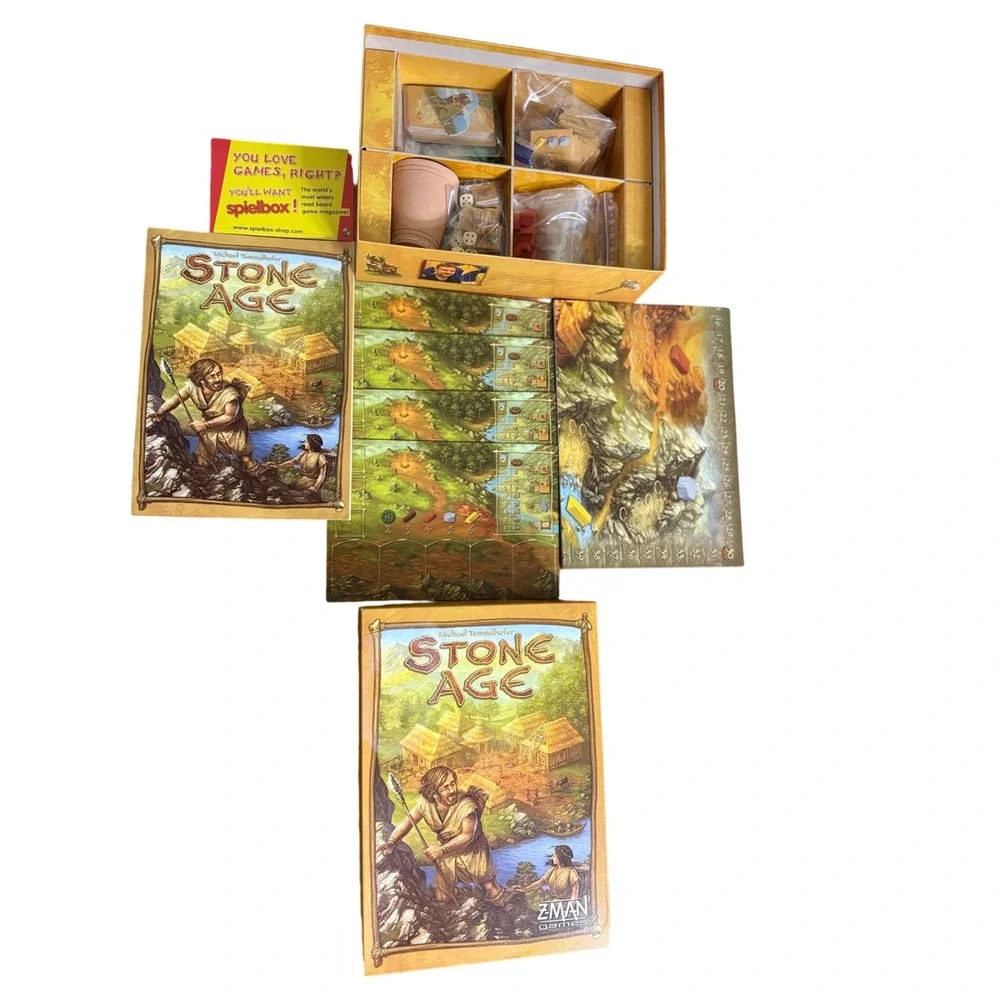 Stone Age Board Game Complete 2-4 Players Strategy Game